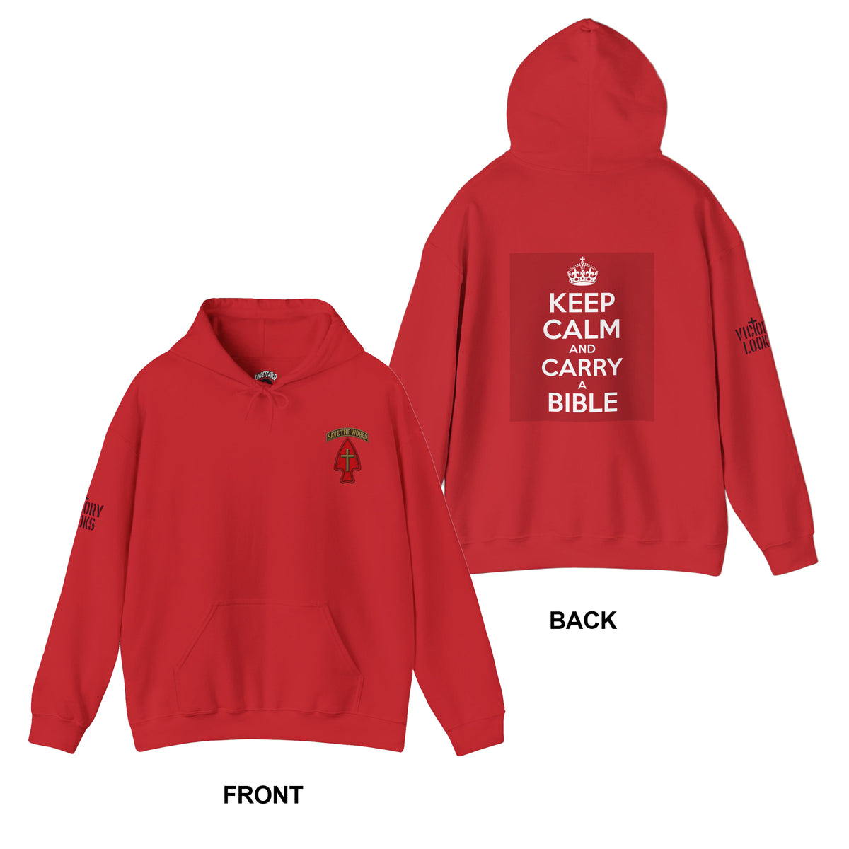 Keep Calm and Carry a Bible Hoodie - Up to 5XL