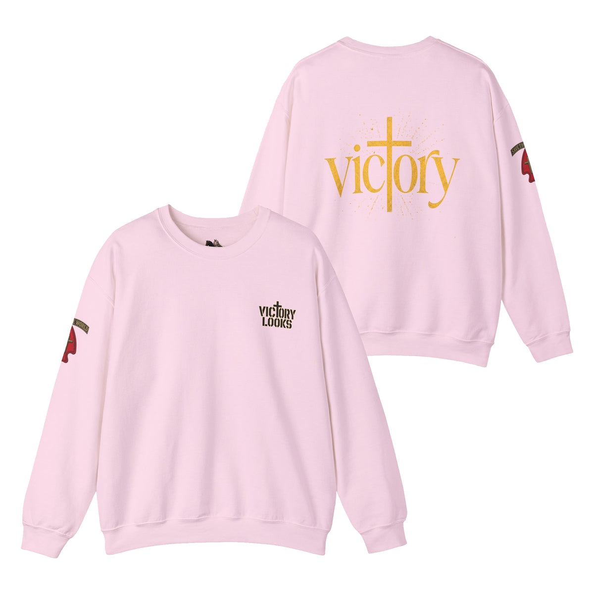 Undefeated Jesus Crewneck Sweatshirt — Victory Design