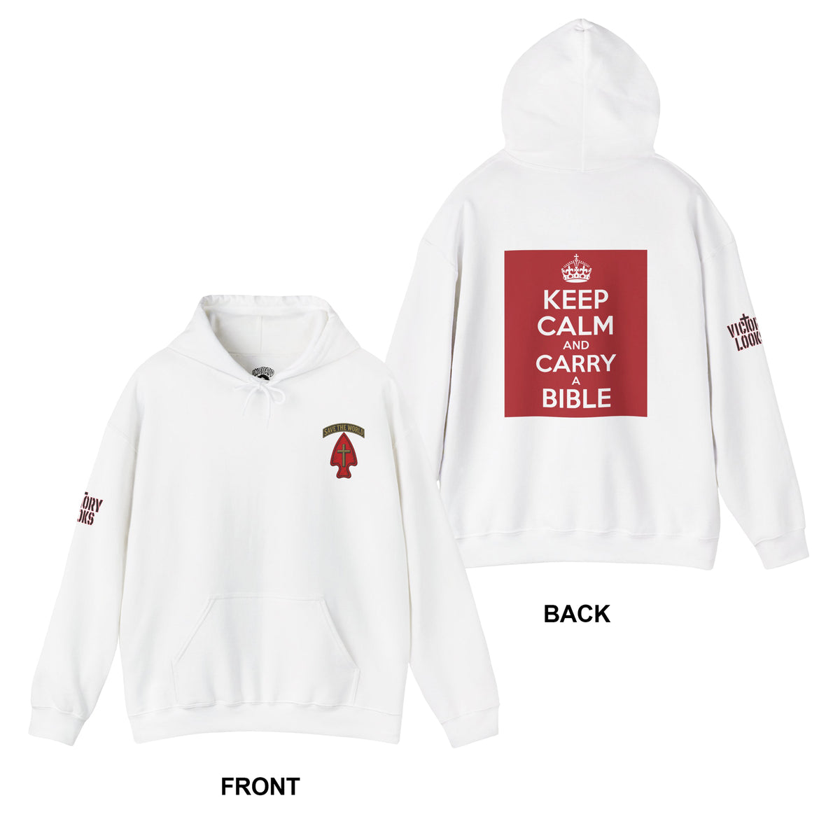 Keep Calm and Carry a Bible Hoodie - Up to 5XL