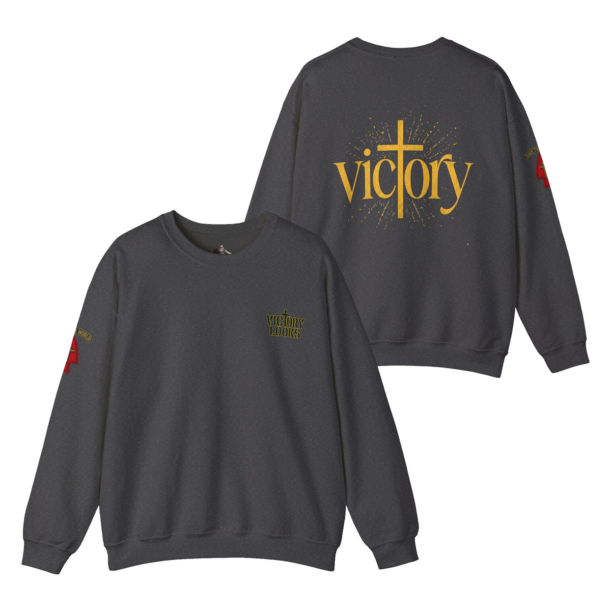 Undefeated Jesus Crewneck Sweatshirt — Victory Design