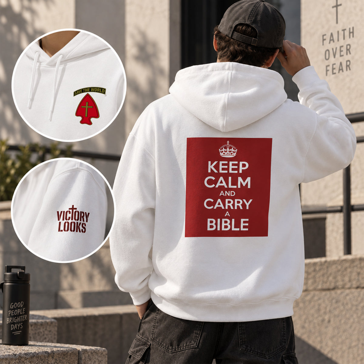 Keep Calm and Carry a Bible Hoodie - Up to 5XL
