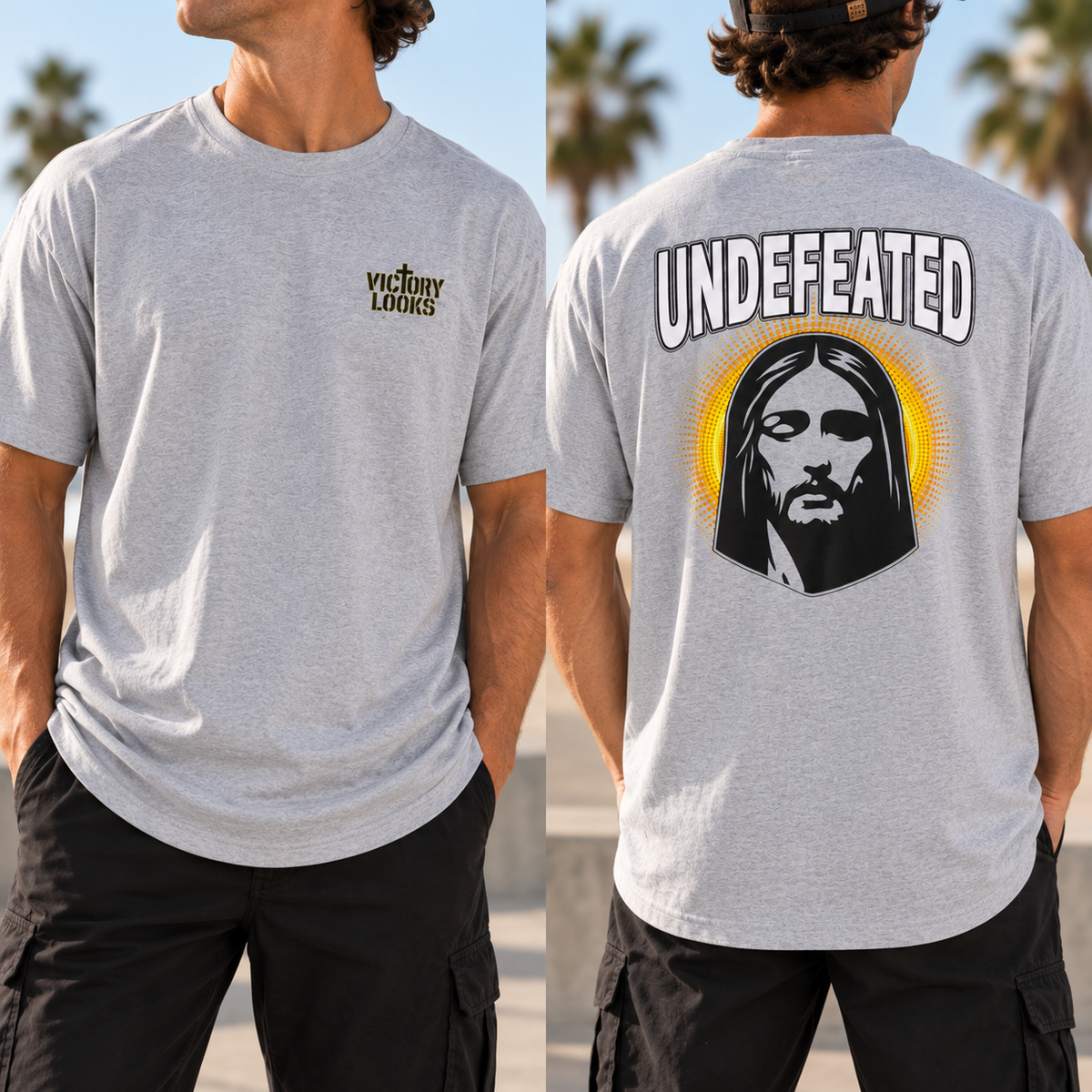 Undefeated Jesus T-Shirt — Tall