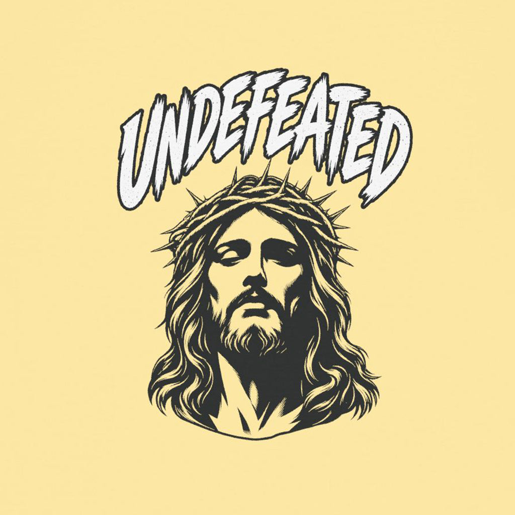 Undefeated Jesus Youth Tee — Christian Inspirational Graphic T-Shirt