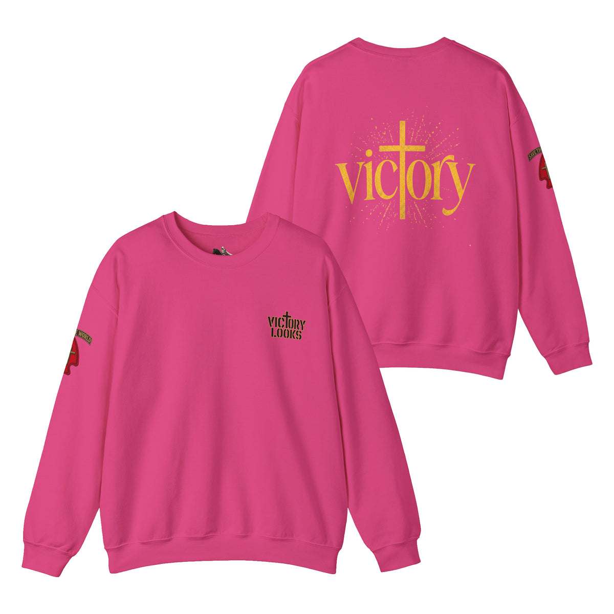 Undefeated Jesus Crewneck Sweatshirt — Victory Design