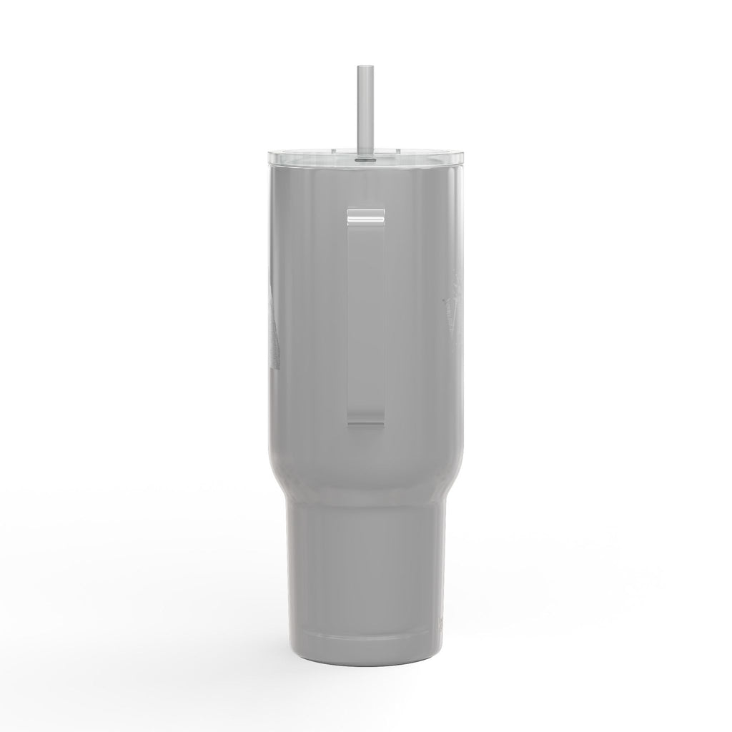 40oz Engraved Insulated Tumbler with Handle & Lid — 'Victory' Splash Design