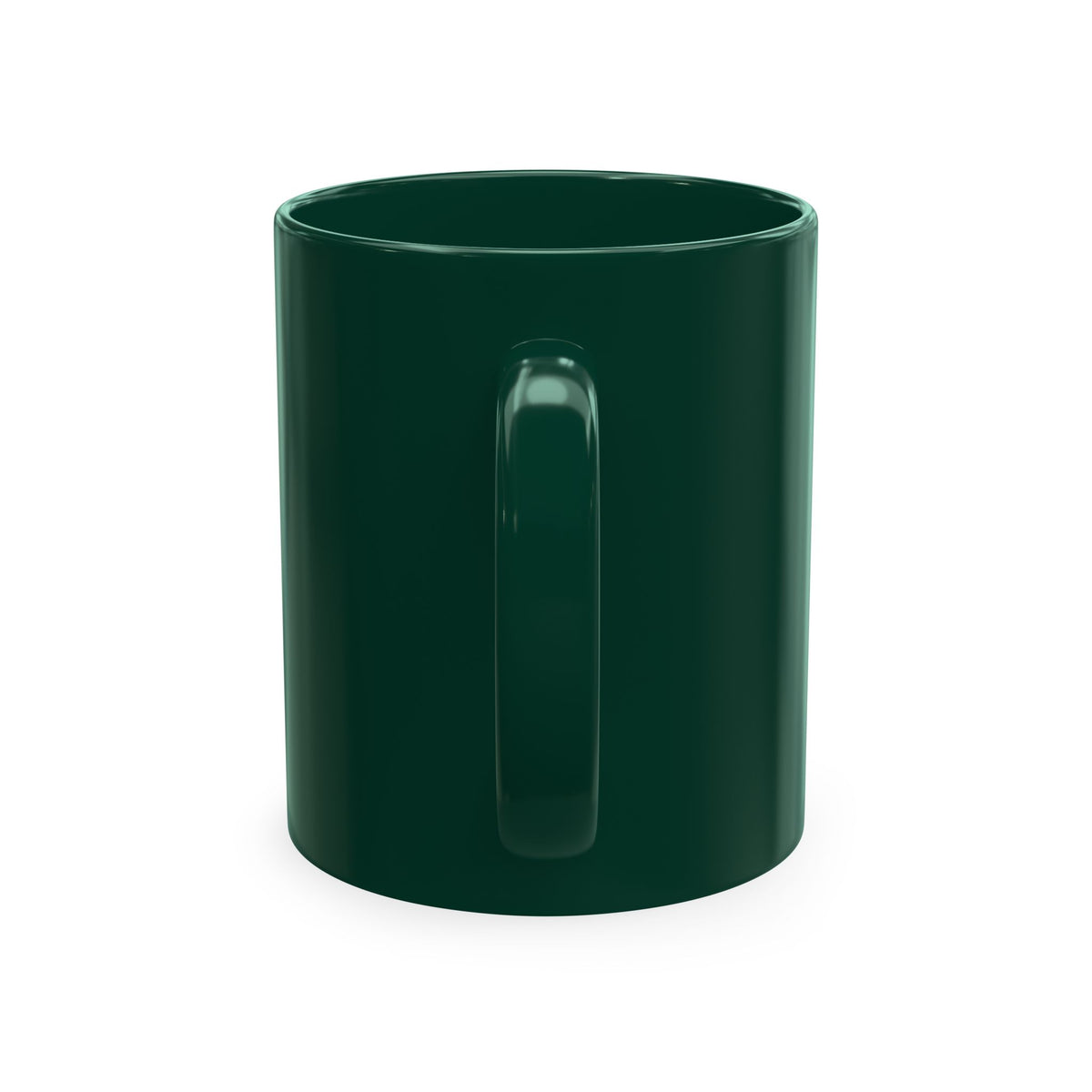 Undefeated Ceramic Mug — Black Motivational Coffee Cup with Vintage Portrait
