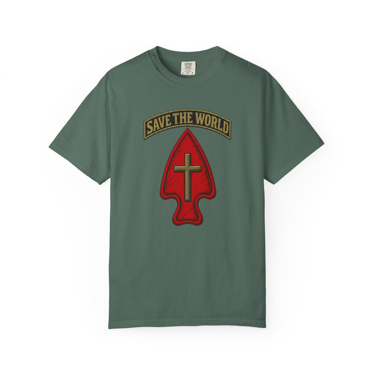 Save The World Christian T-Shirt, Front Design