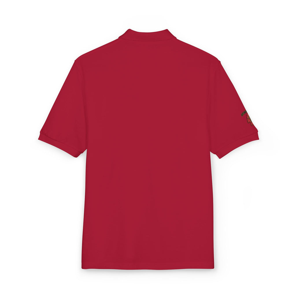 Embroidered 'Jesus' Portrait Polo — Up To 5XL