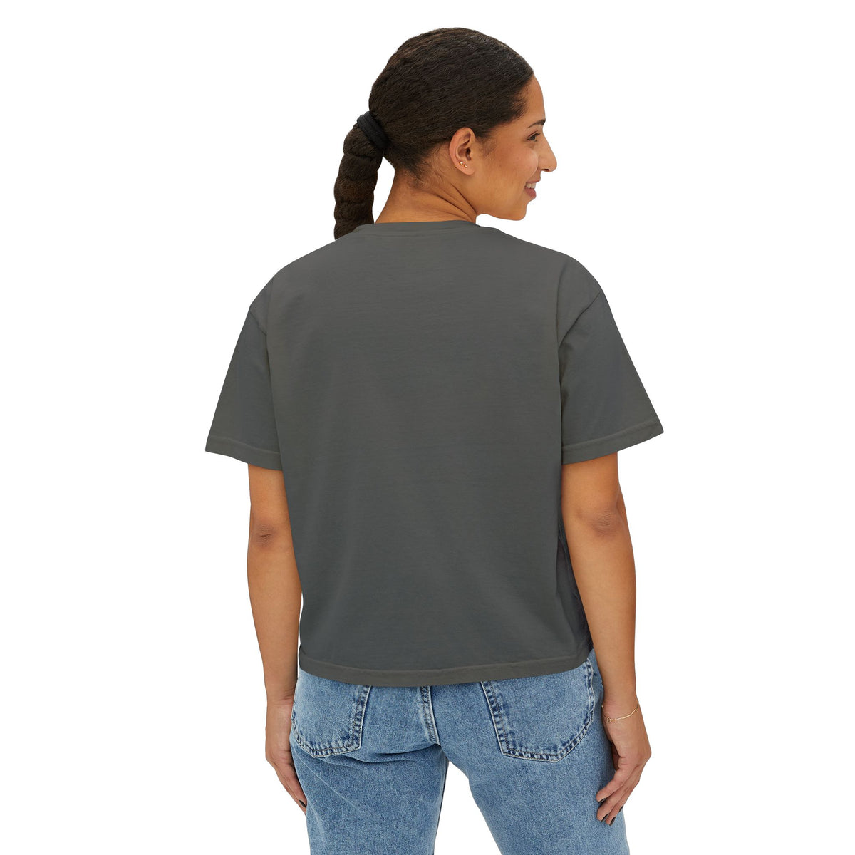 Undefeated Jesus Boxy Tee — For Women