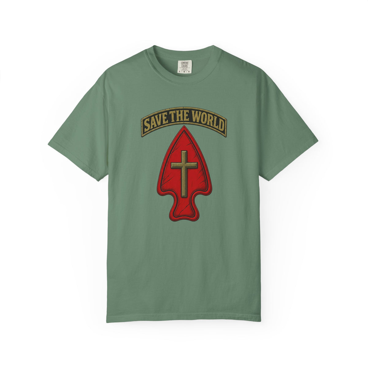 Save The World Christian T-Shirt, Front Design