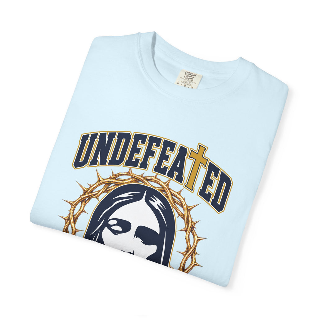 Undefeated Jesus T-Shirt — Christian Graphic Tee with Crown of Thorns