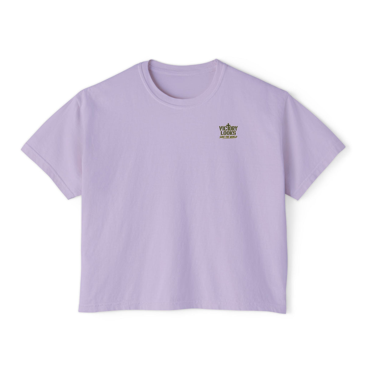 Women's Boxy Tee — Knight Armor Graphic Tee (Templar Cross)