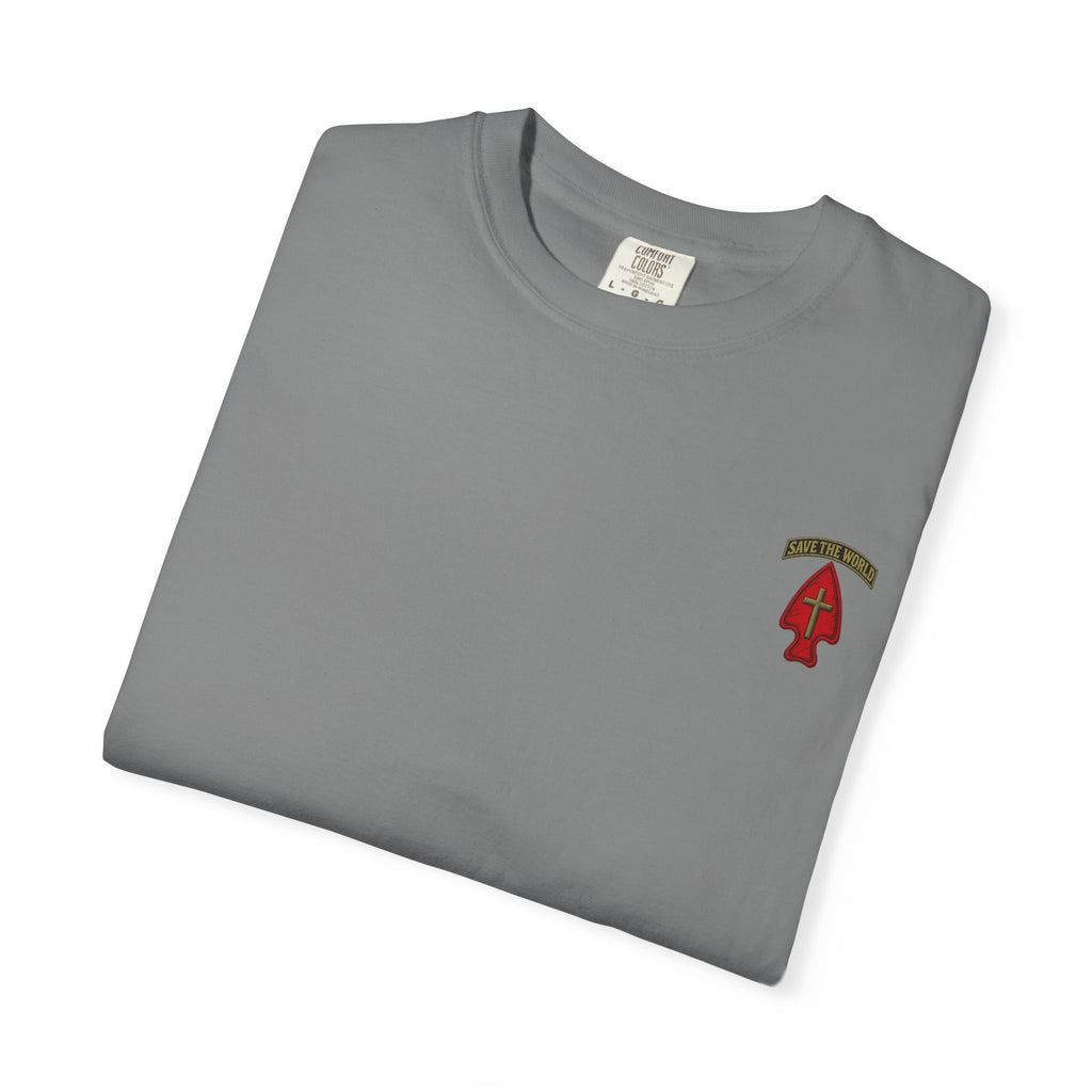 Arrow Chest Logo T-Shirt — Customizable "Print it your way" Back