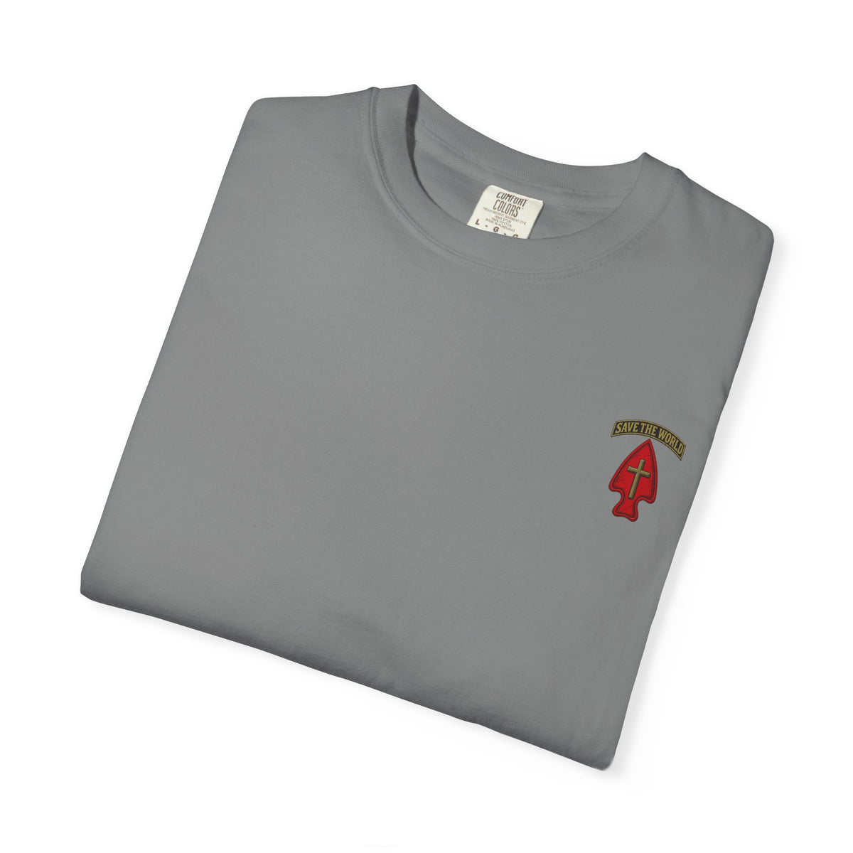 Arrow Chest Logo T-Shirt — Customizable "Print it your way" Back