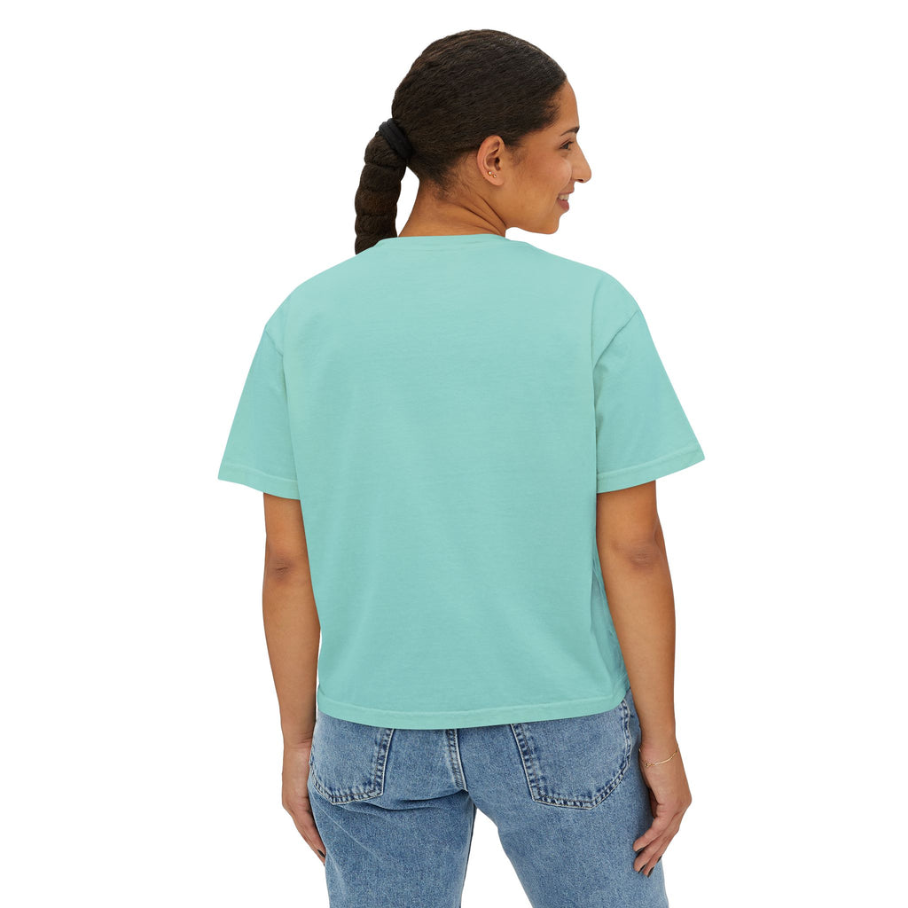 Undefeated Jesus Boxy Tee — For Women