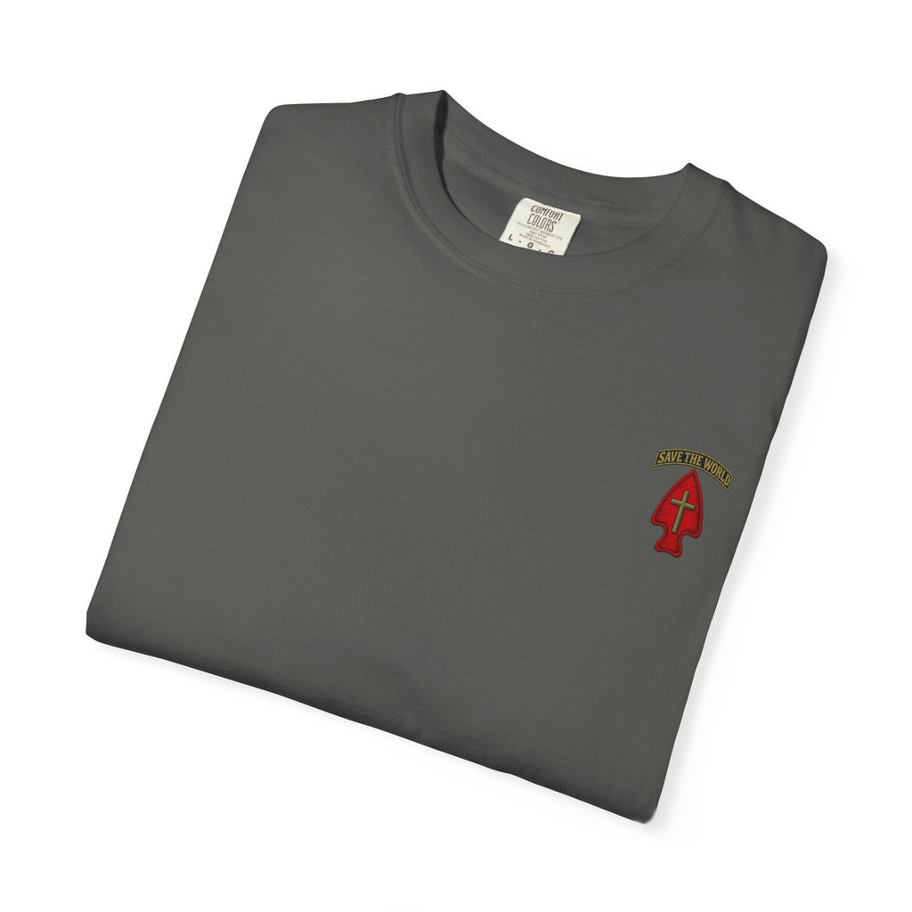 Arrow Chest Logo T-Shirt — Customizable "Print it your way" Back