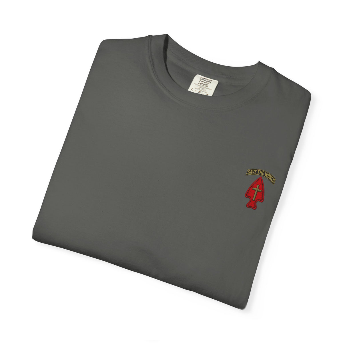 Arrow Chest Logo T-Shirt — Customizable "Print it your way" Back