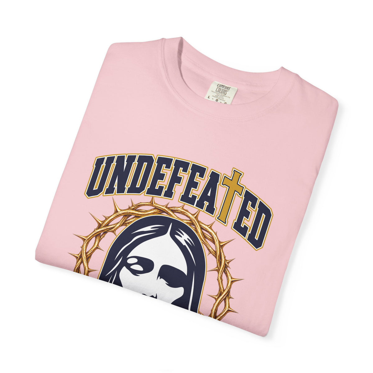 Undefeated Jesus T-Shirt — Christian Graphic Tee with Crown of Thorns