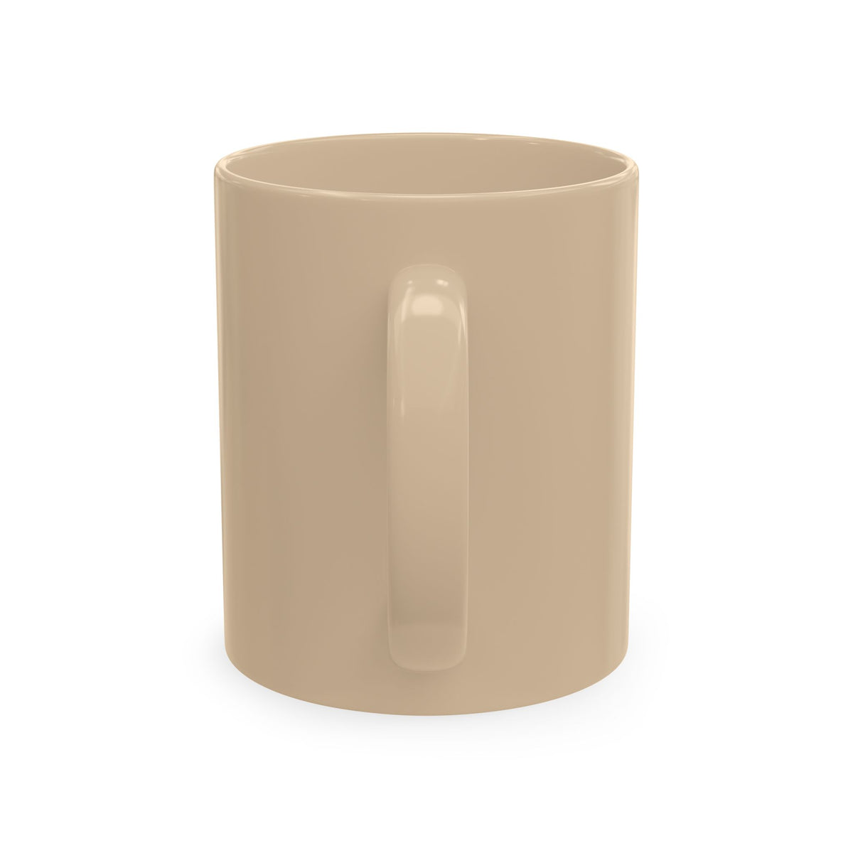 Undefeated Ceramic Mug — Black Motivational Coffee Cup with Vintage Portrait