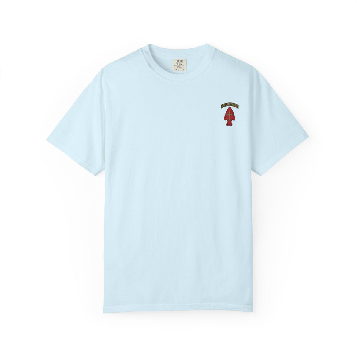 Arrow Chest Logo T-Shirt — Customizable "Print it your way" Back