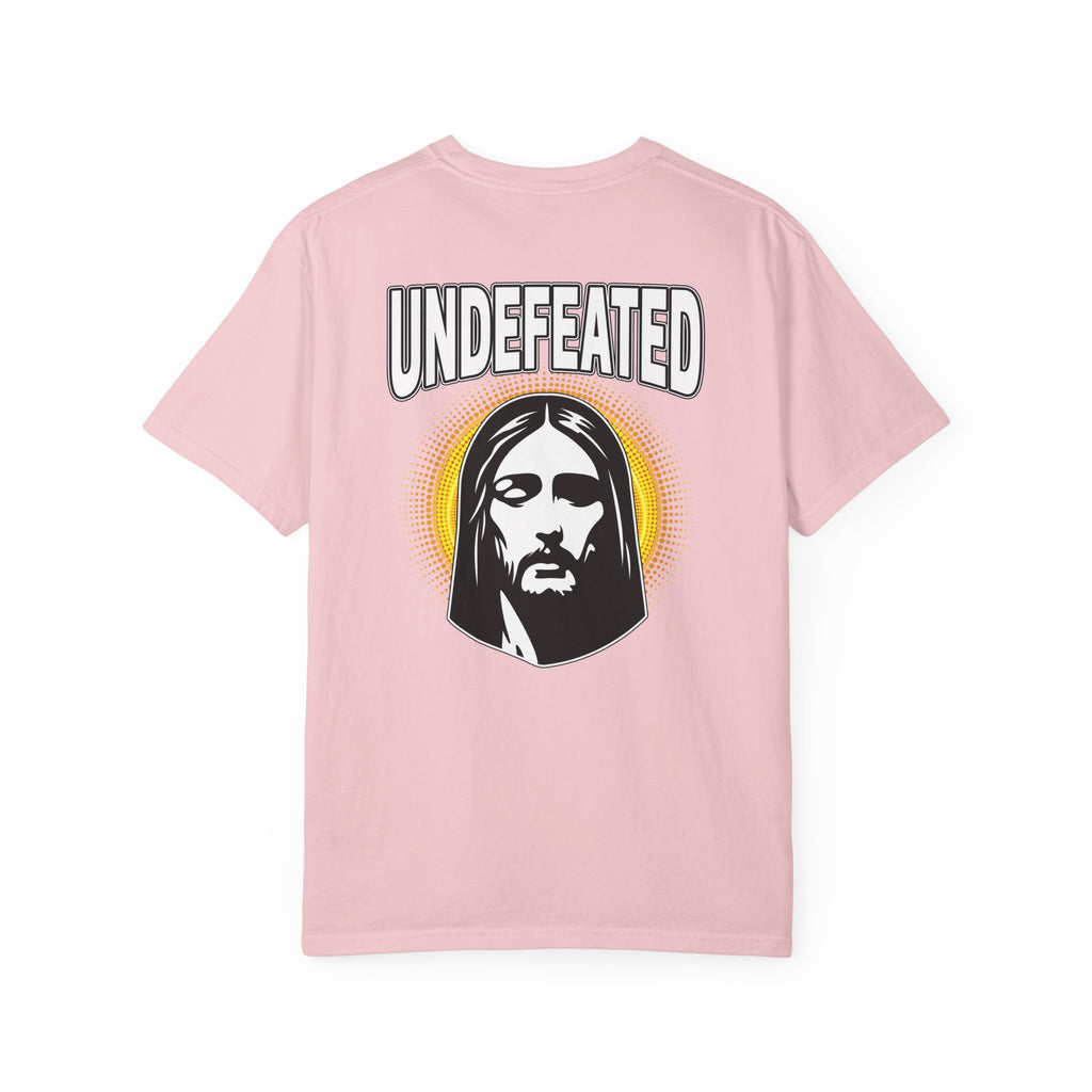 T-Shirt — "Undefeated" Jesus Graphic Tee (Christian Inspirational)