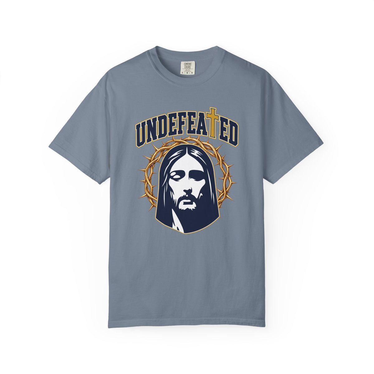 Undefeated Jesus T-Shirt — Christian Graphic Tee with Crown of Thorns