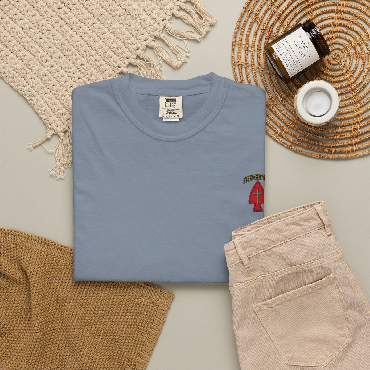 Arrow Chest Logo T-Shirt — Customizable "Print it your way" Back