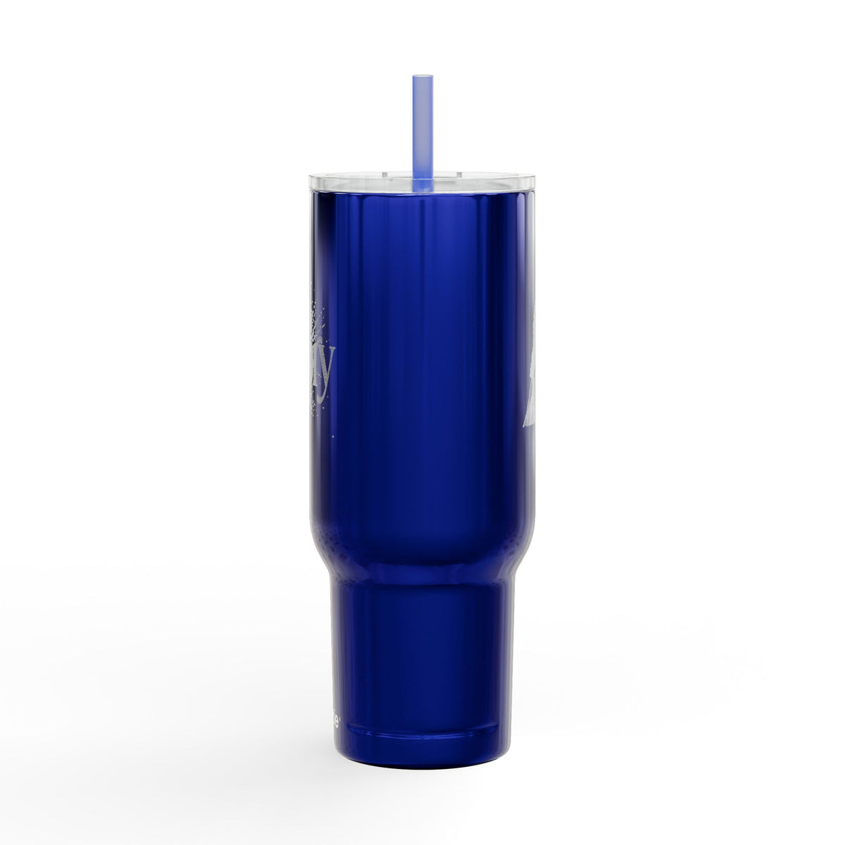 40oz Engraved Insulated Tumbler with Handle & Lid — 'Victory' Splash Design