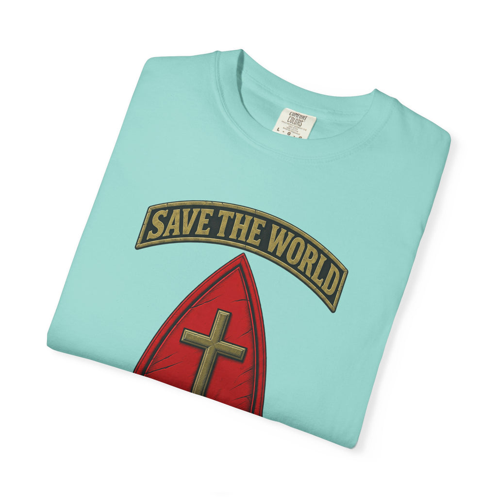 Save The World Christian T-Shirt, Front Design