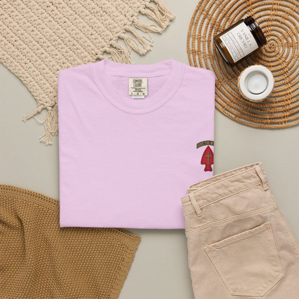 Arrow Chest Logo T-Shirt — Customizable "Print it your way" Back