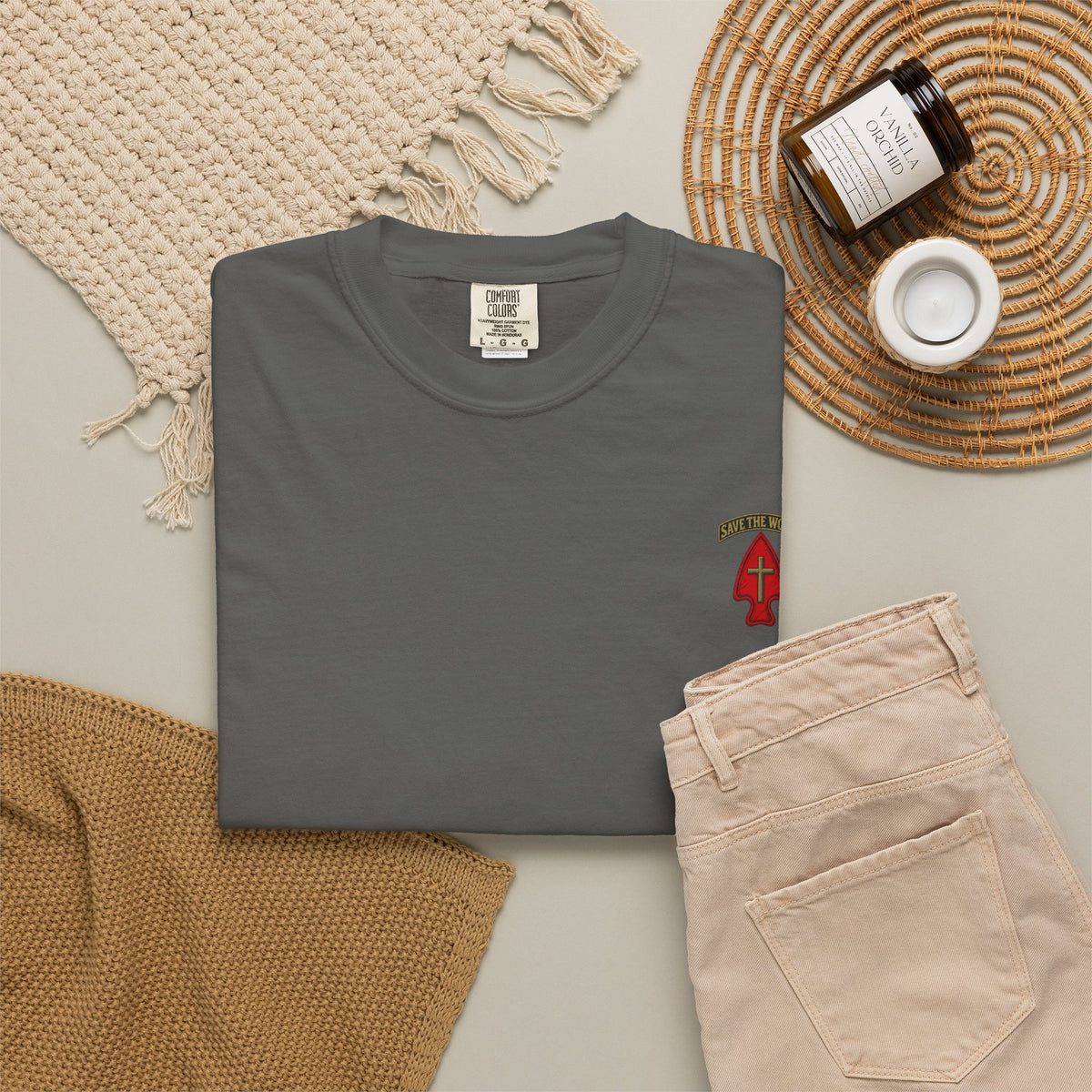 Arrow Chest Logo T-Shirt — Customizable "Print it your way" Back