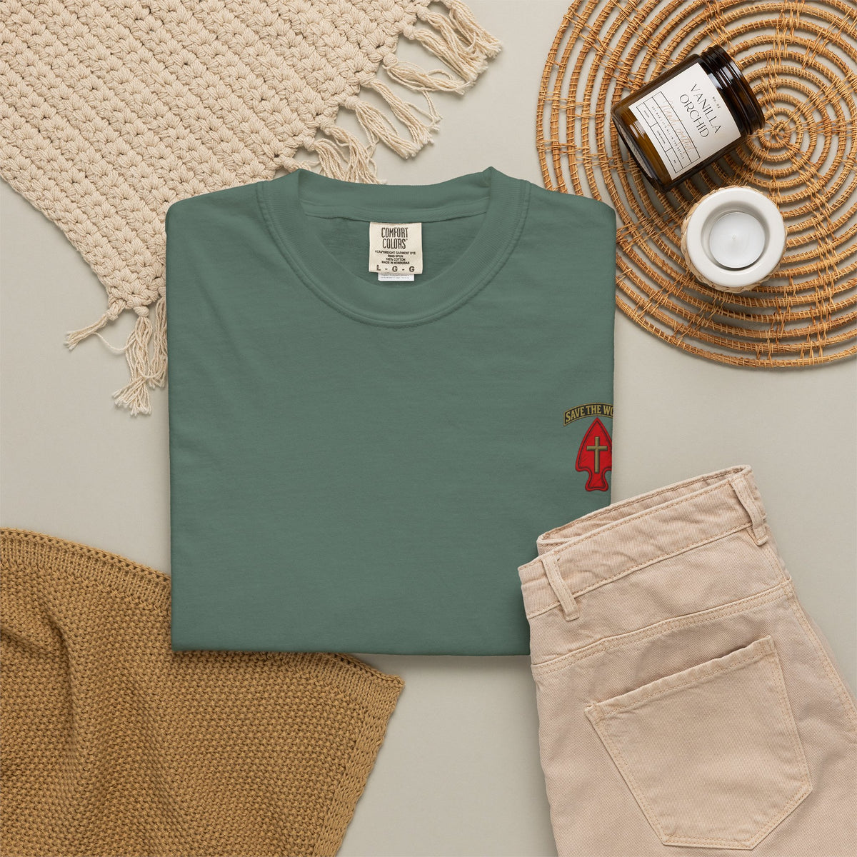 Arrow Chest Logo T-Shirt — Customizable "Print it your way" Back
