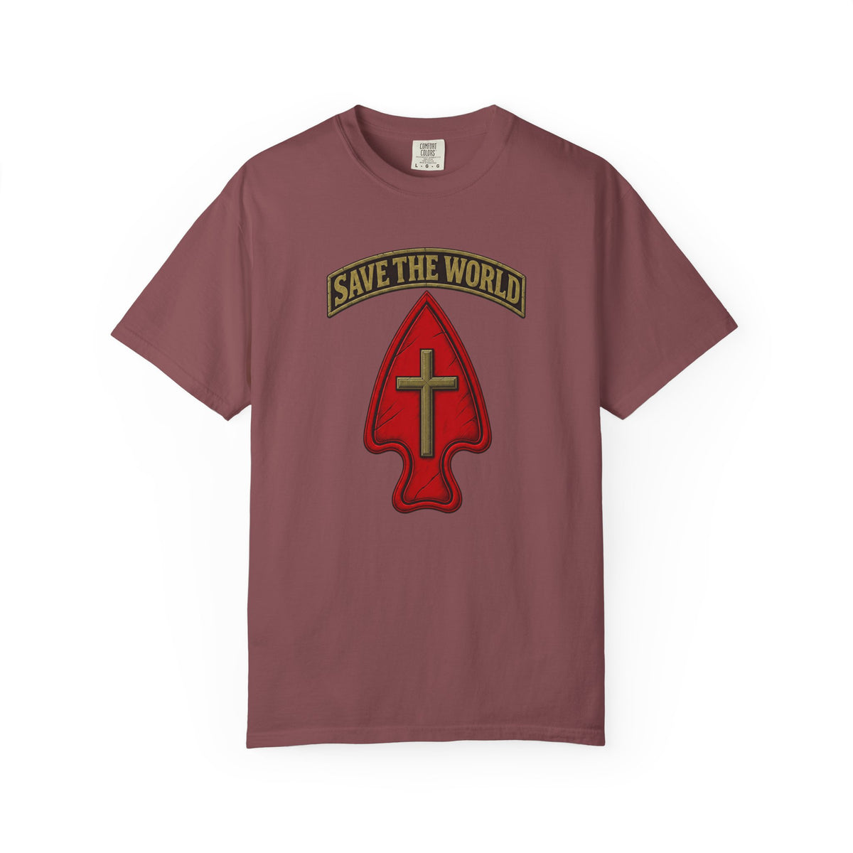 Save The World Christian T-Shirt, Front Design