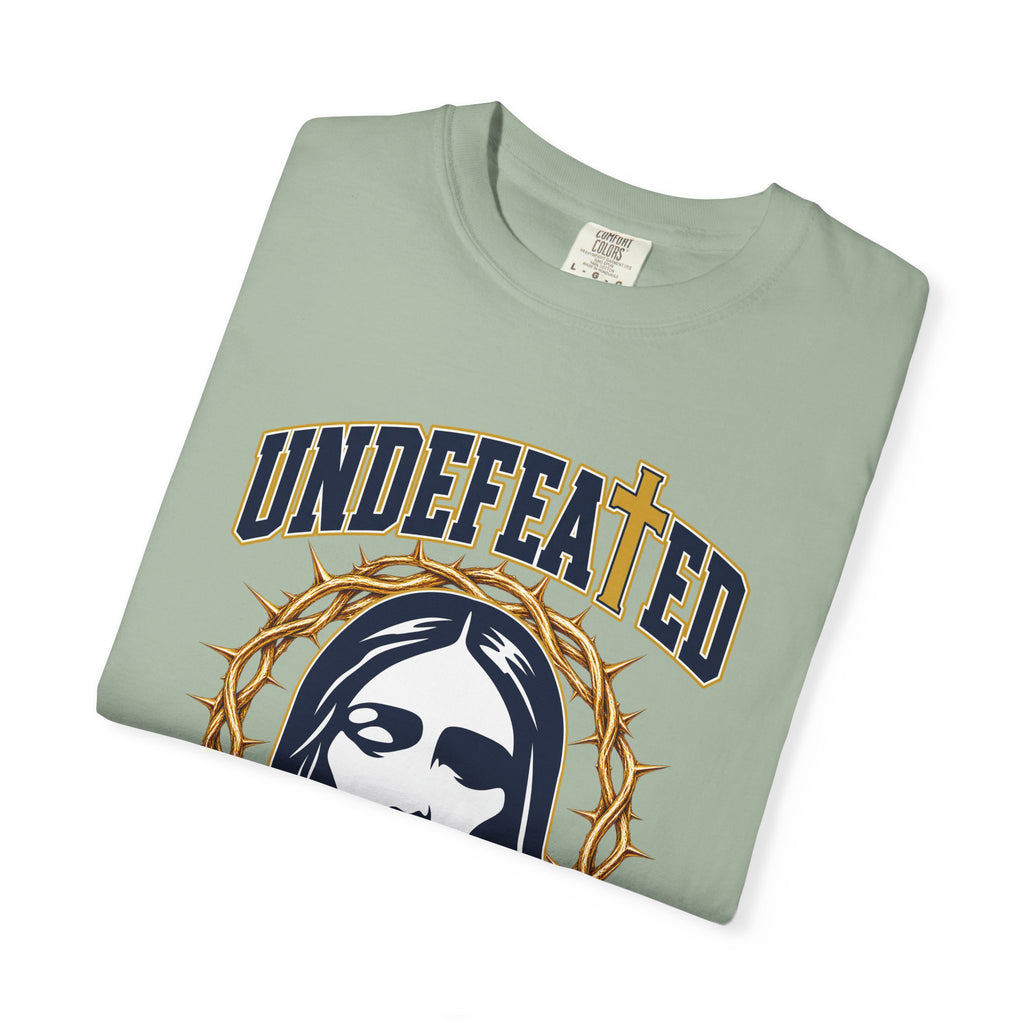 Undefeated Jesus T-Shirt — Christian Graphic Tee with Crown of Thorns