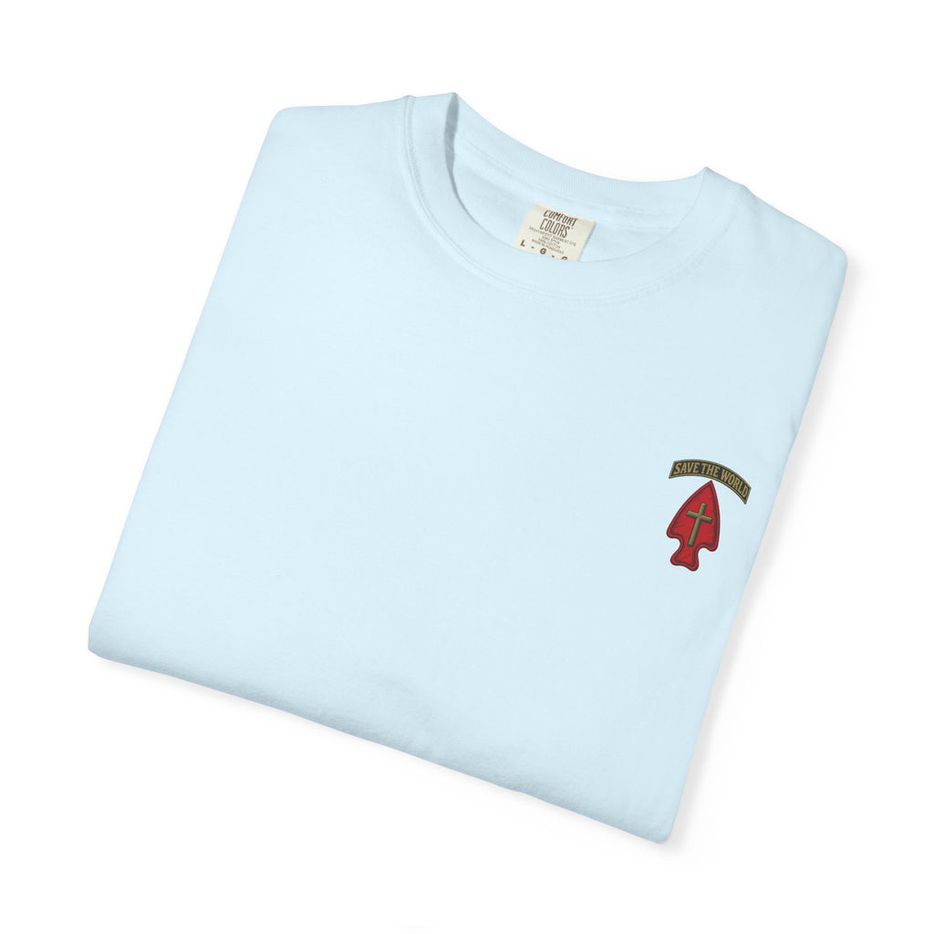 Arrow Chest Logo T-Shirt — Customizable "Print it your way" Back