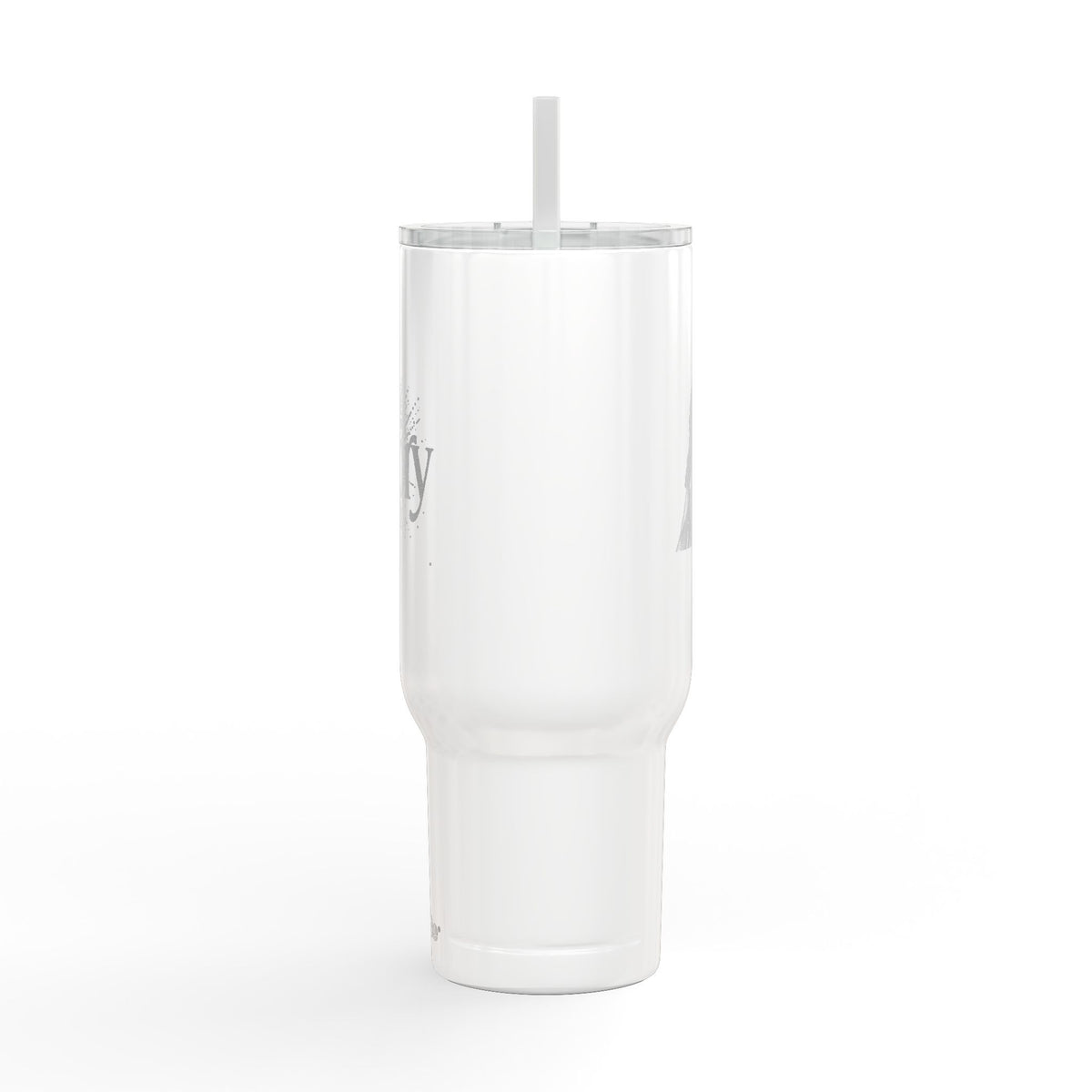 40oz Engraved Insulated Tumbler with Handle & Lid — 'Victory' Splash Design