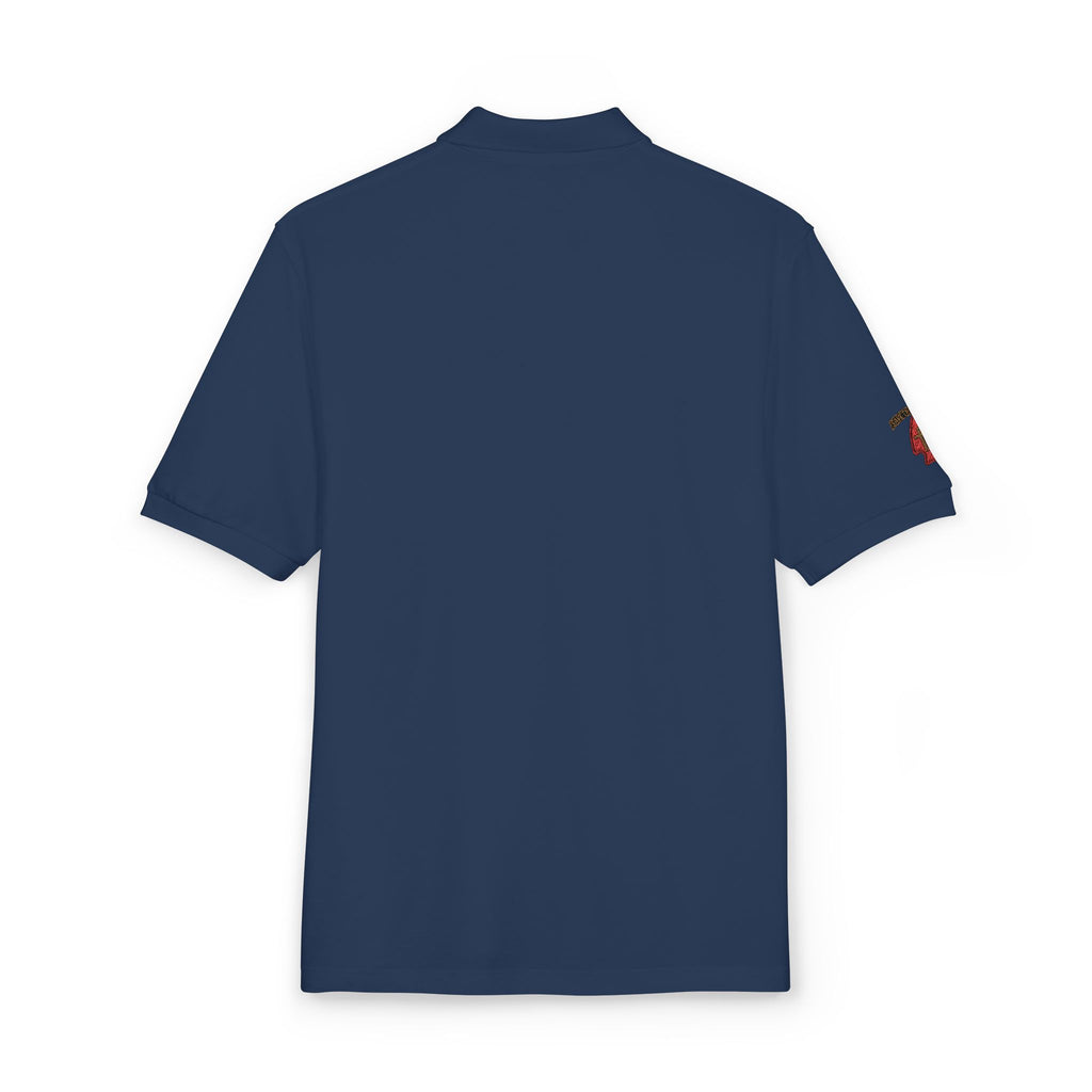 Embroidered 'Jesus' Portrait Polo — Up To 5XL