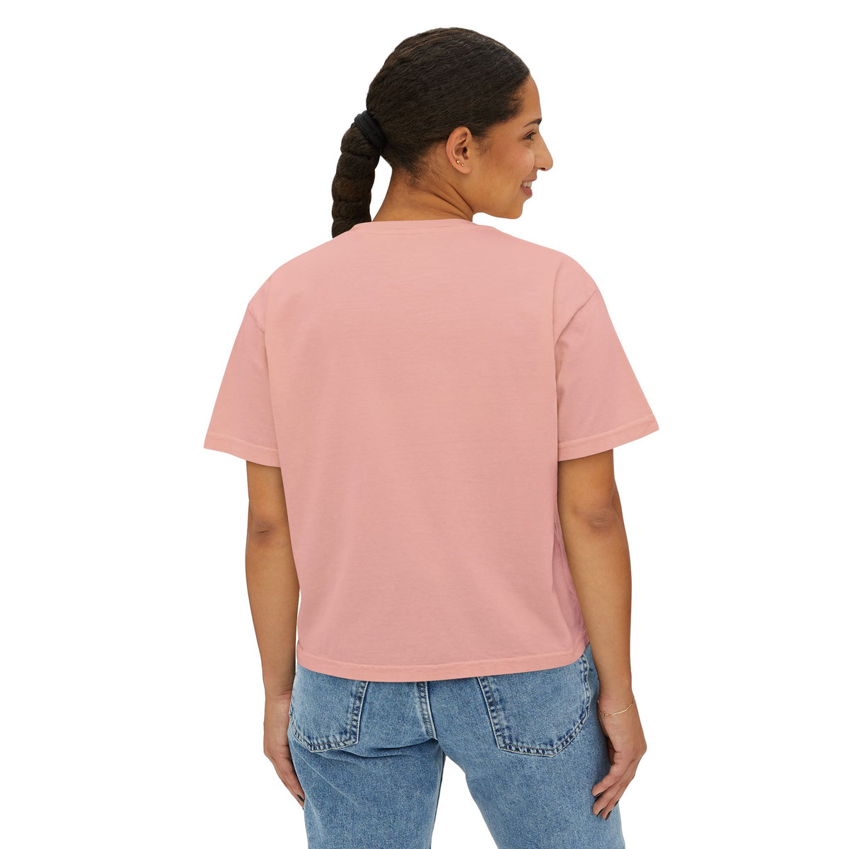 Undefeated Jesus Boxy Tee — For Women