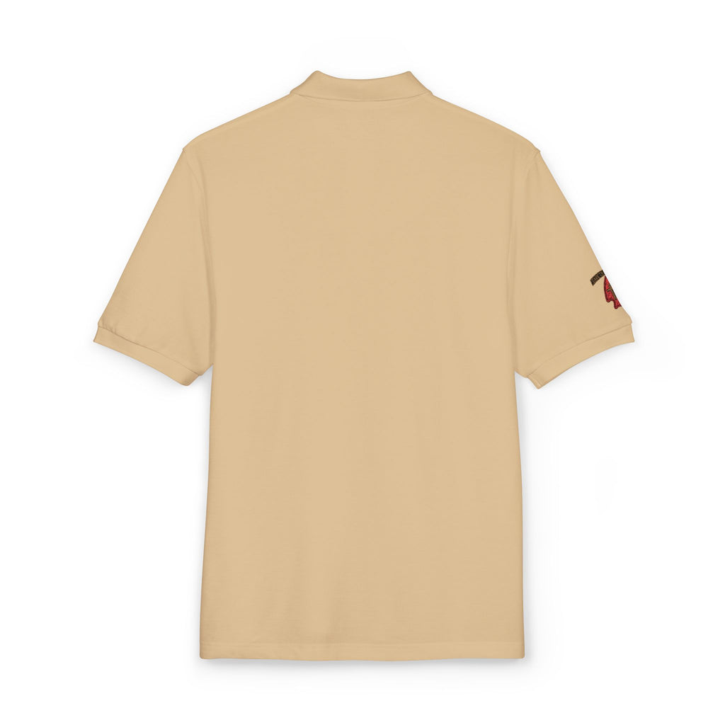 Embroidered 'Jesus' Portrait Polo — Up To 5XL