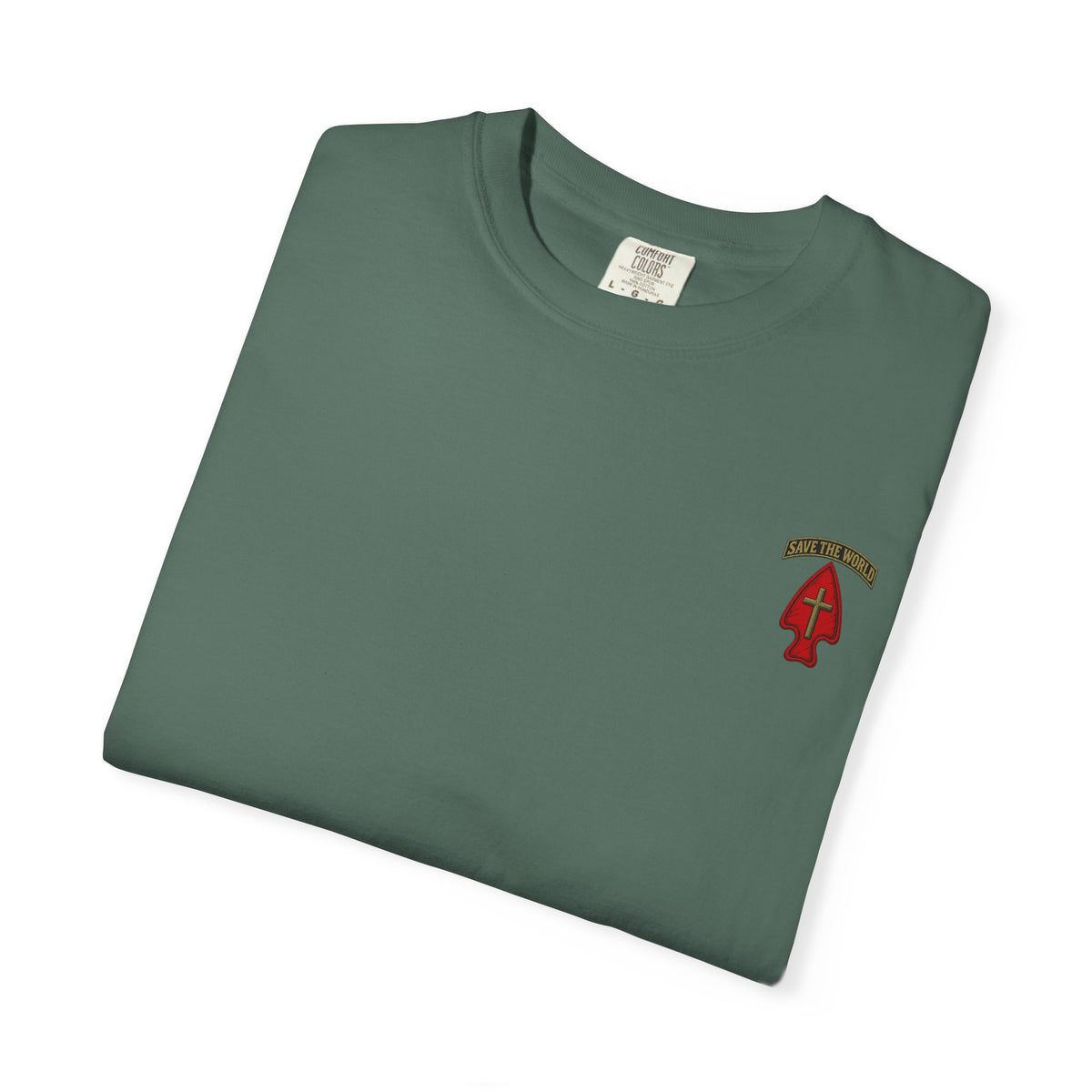 Arrow Chest Logo T-Shirt — Customizable "Print it your way" Back