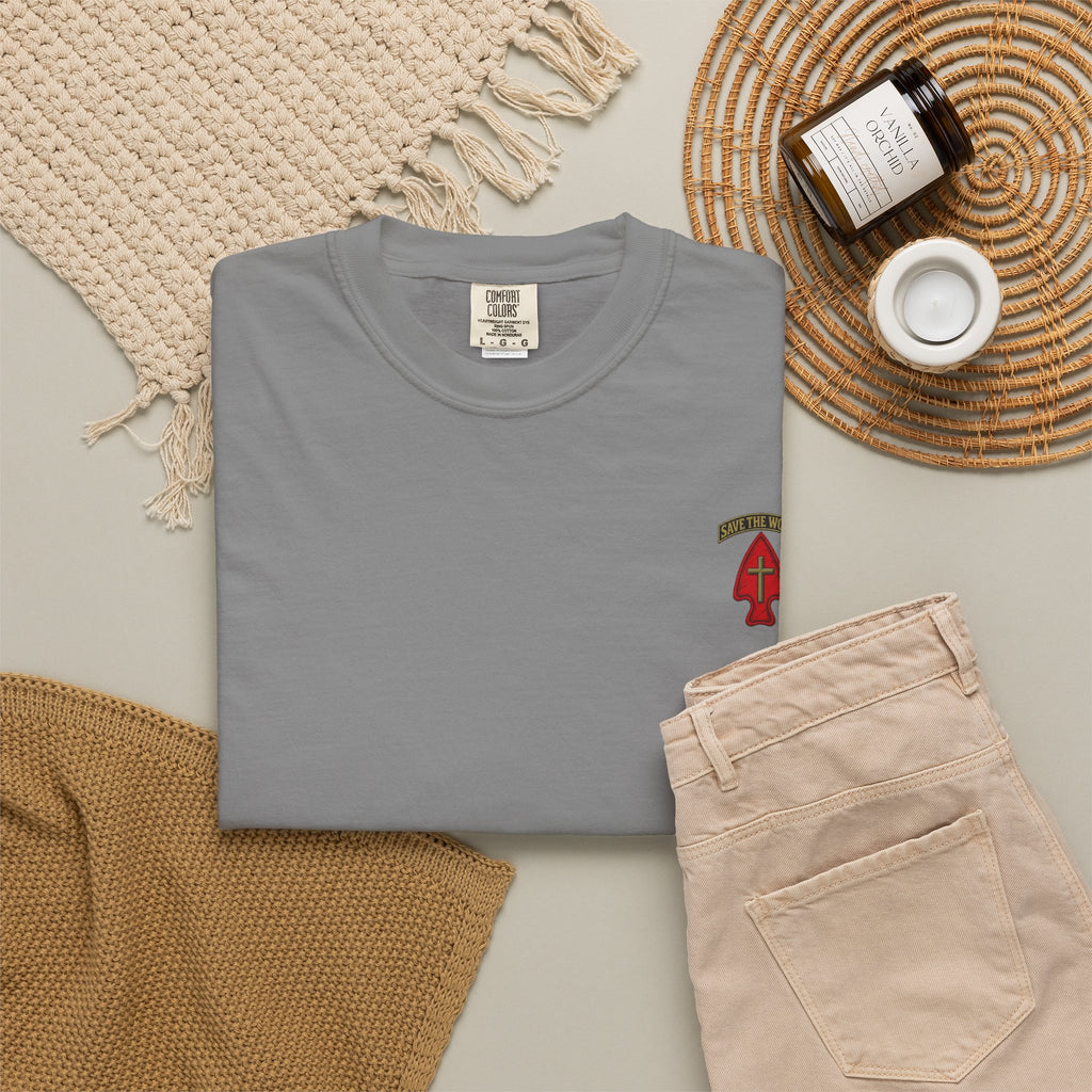 Arrow Chest Logo T-Shirt — Customizable "Print it your way" Back