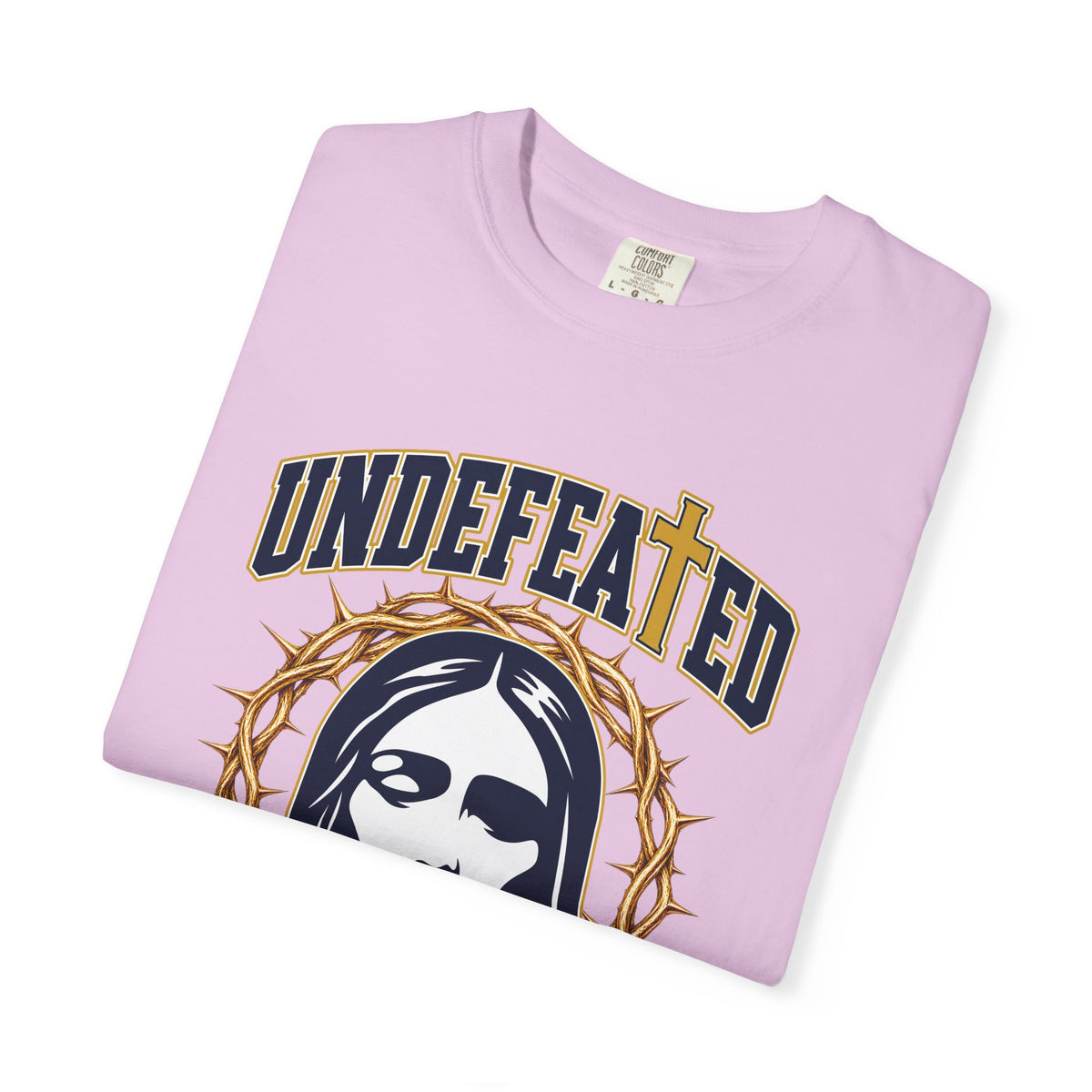 Undefeated Jesus T-Shirt — Christian Graphic Tee with Crown of Thorns