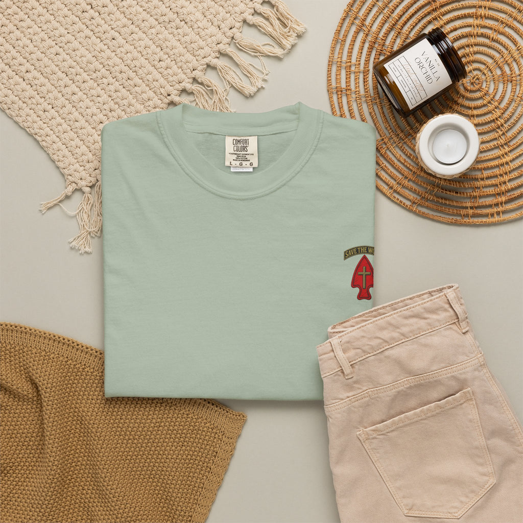 Arrow Chest Logo T-Shirt — Customizable "Print it your way" Back