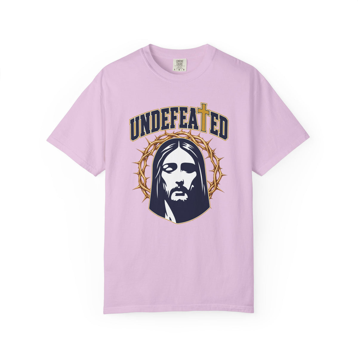 Undefeated Jesus T-Shirt — Christian Graphic Tee with Crown of Thorns