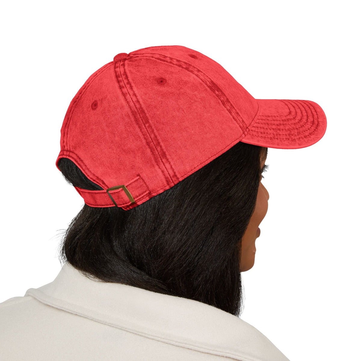 Vintage Embroidered Cap — Save the World Tab