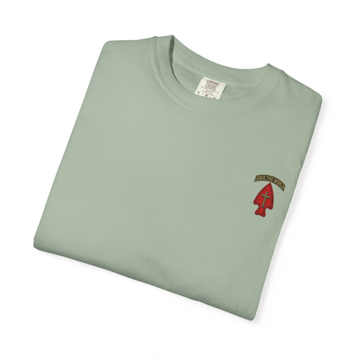 Arrow Chest Logo T-Shirt — Customizable "Print it your way" Back