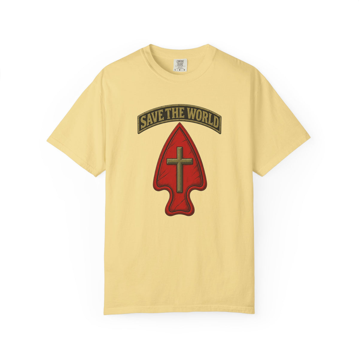 Save The World Christian T-Shirt, Front Design