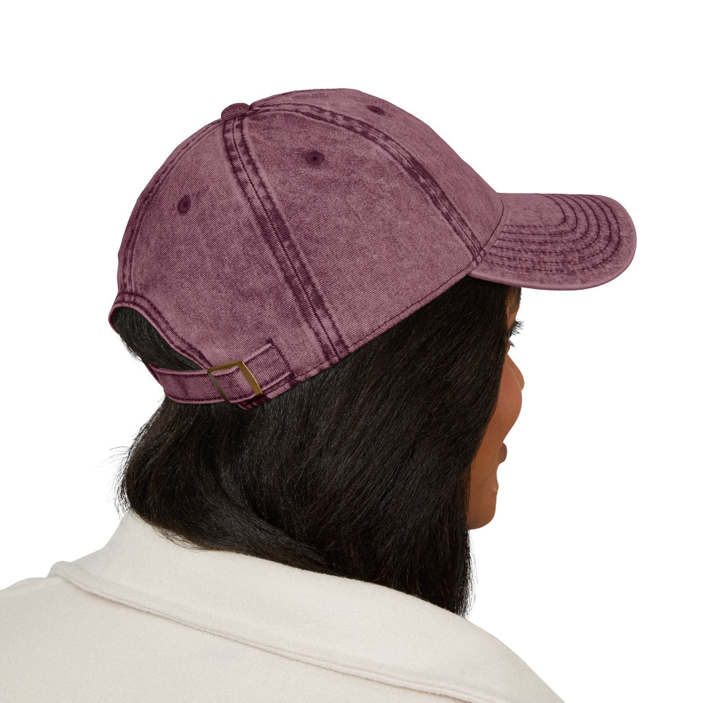 Vintage Embroidered Cap — Save the World Tab