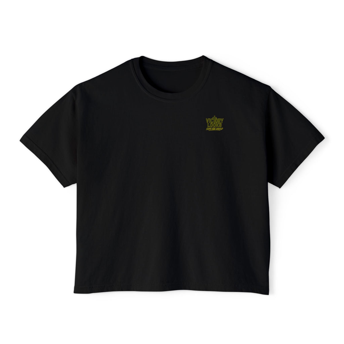 Women's Boxy Tee — Knight Armor Graphic Tee (Templar Cross)