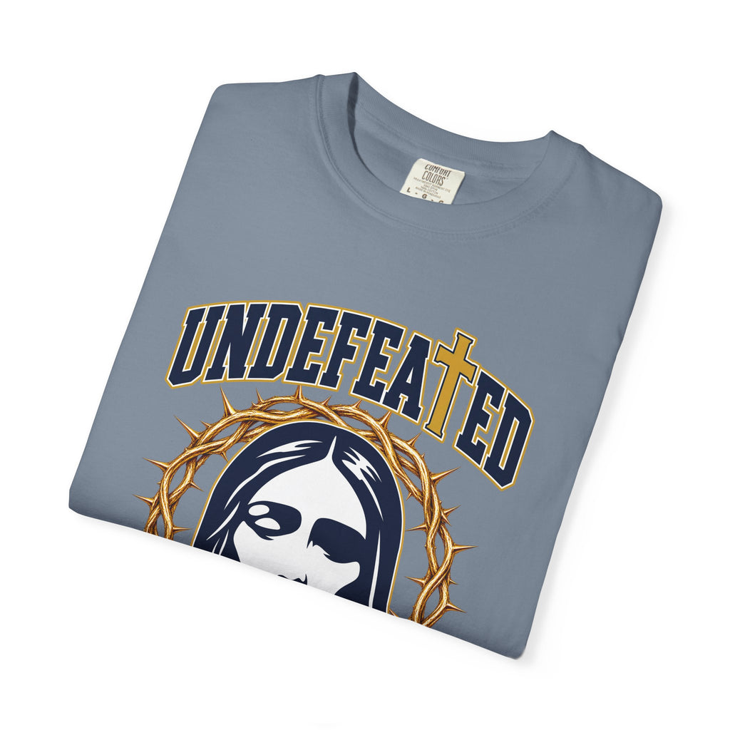 Undefeated Jesus T-Shirt — Christian Graphic Tee with Crown of Thorns
